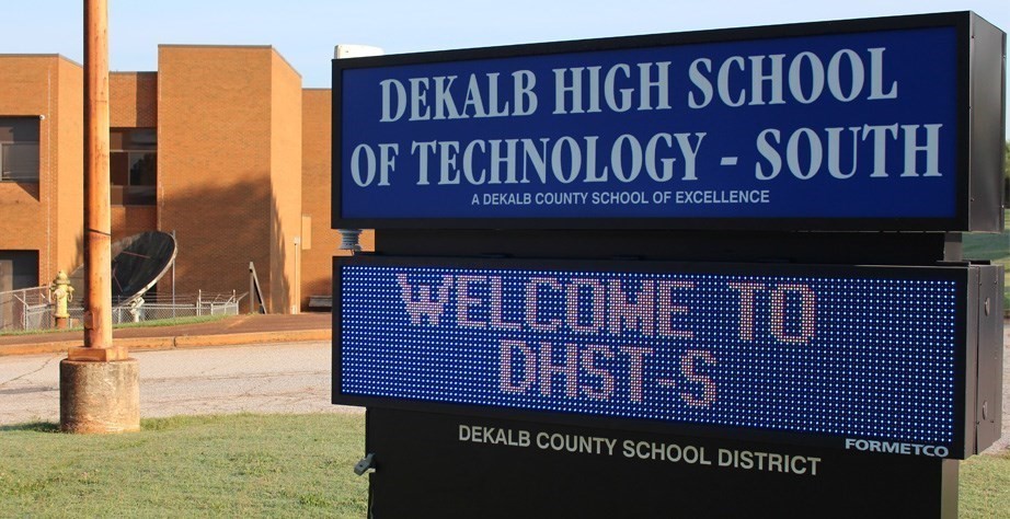 DeKalb High School of Technology - South marquee